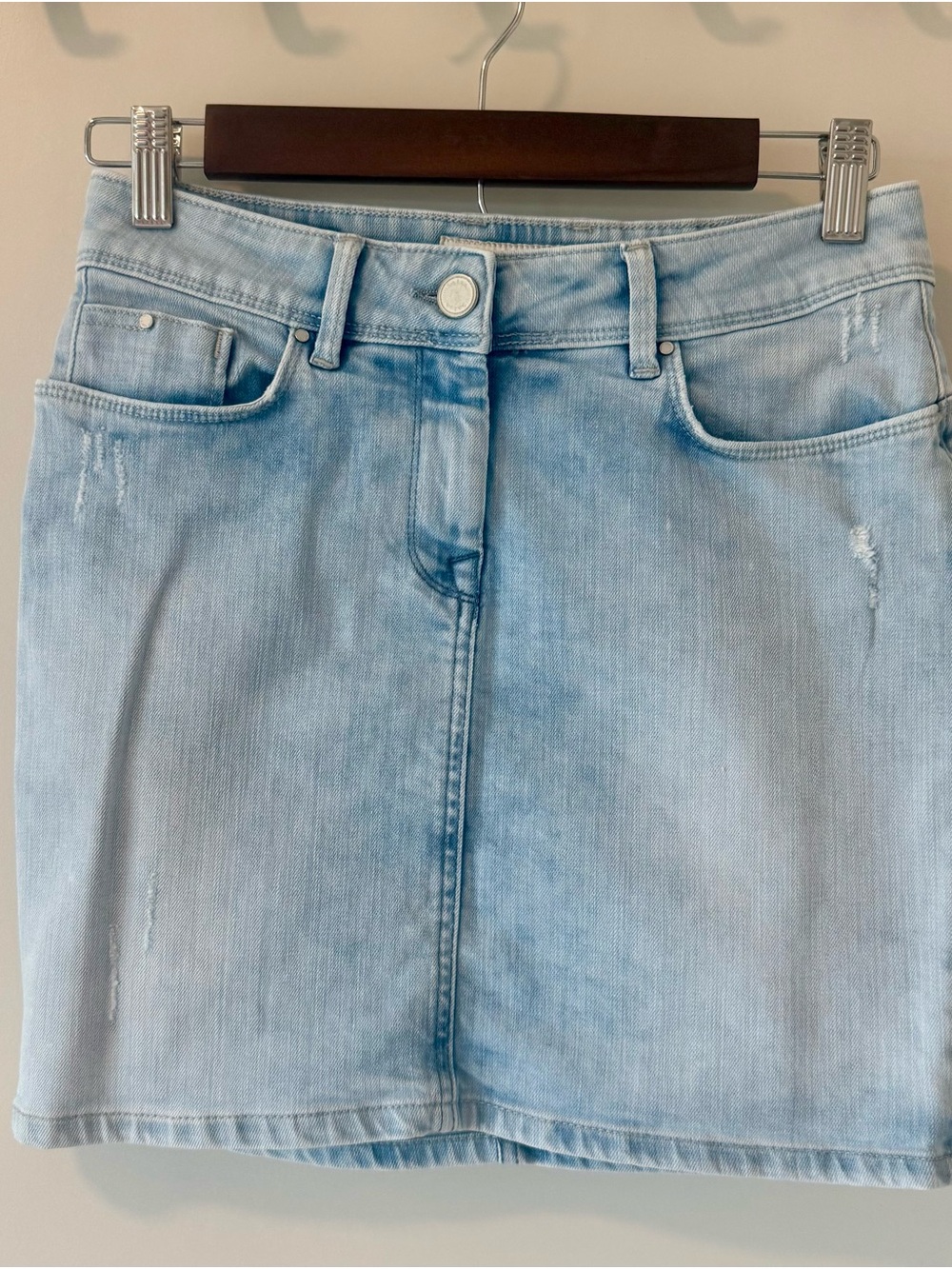 Salsa Light Wash Denim Skirt - Women Jeans